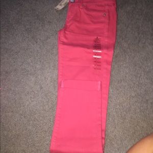 Coral American Eagle Jeans